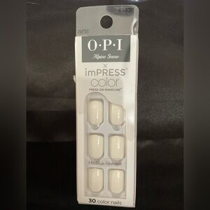 OPI imPRESS Color Press-On Nails - Alpine Snow